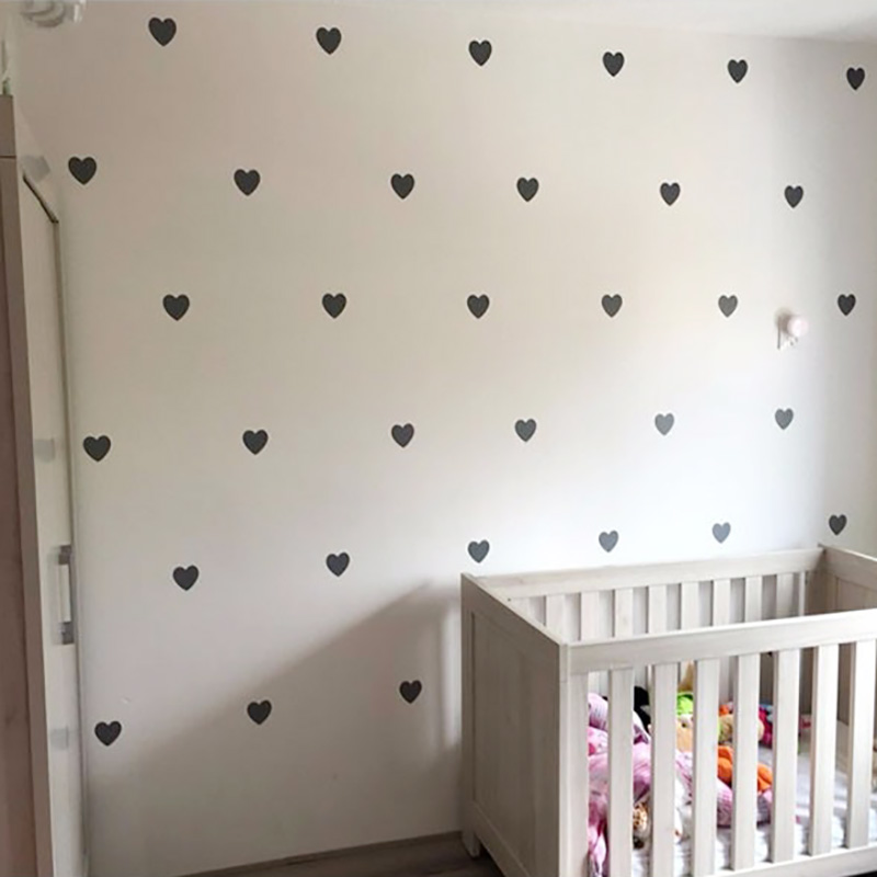 Baby Girl Nursery Quotes - หัวใจเด็กสติกเกอร์ตกแต่งห้องสาวห้องนอนสติ๊กเกอร์ติดผนังเด็กสติ๊กเกอร์ติดผนังตกแต่งห้อง Nursery Home Decor