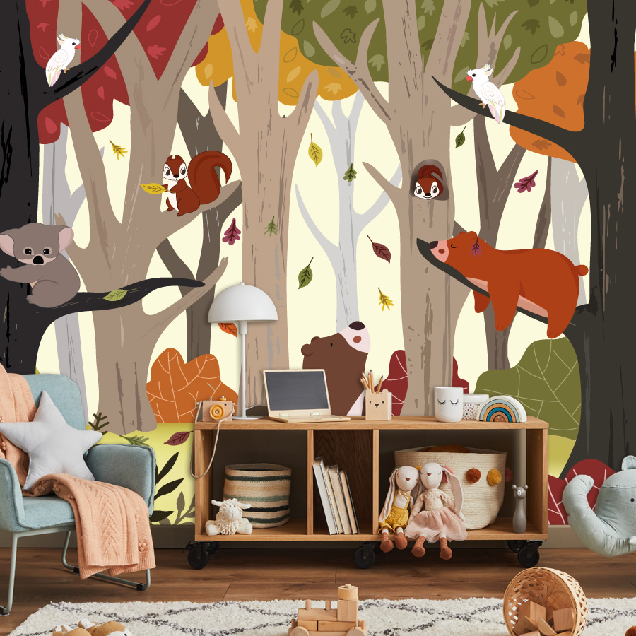 Baby Nursery Peel And Stick Wallpaper - วอลเปเปอร์แบบลอกและติดเอง 25+ แบบ สำหรับตกแต่งผนังห้องนั่งเล่น ศิลปะตกแต่งบ้าน ตกแต่งห้องเด็ก