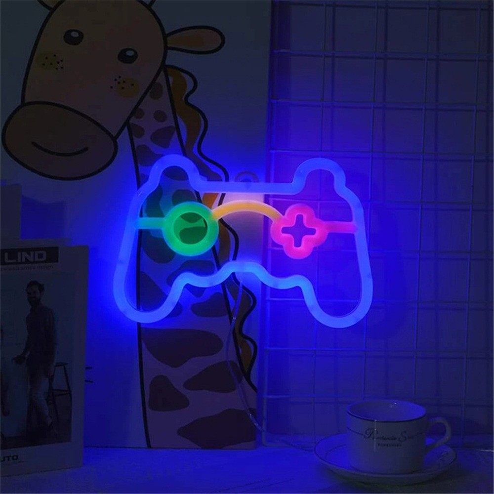 ไฟนีออน LED รูปจอยเกมส์ 1 ชิ้น - Baby Nursery Wall Lights บทวิจารณ์และราคา
