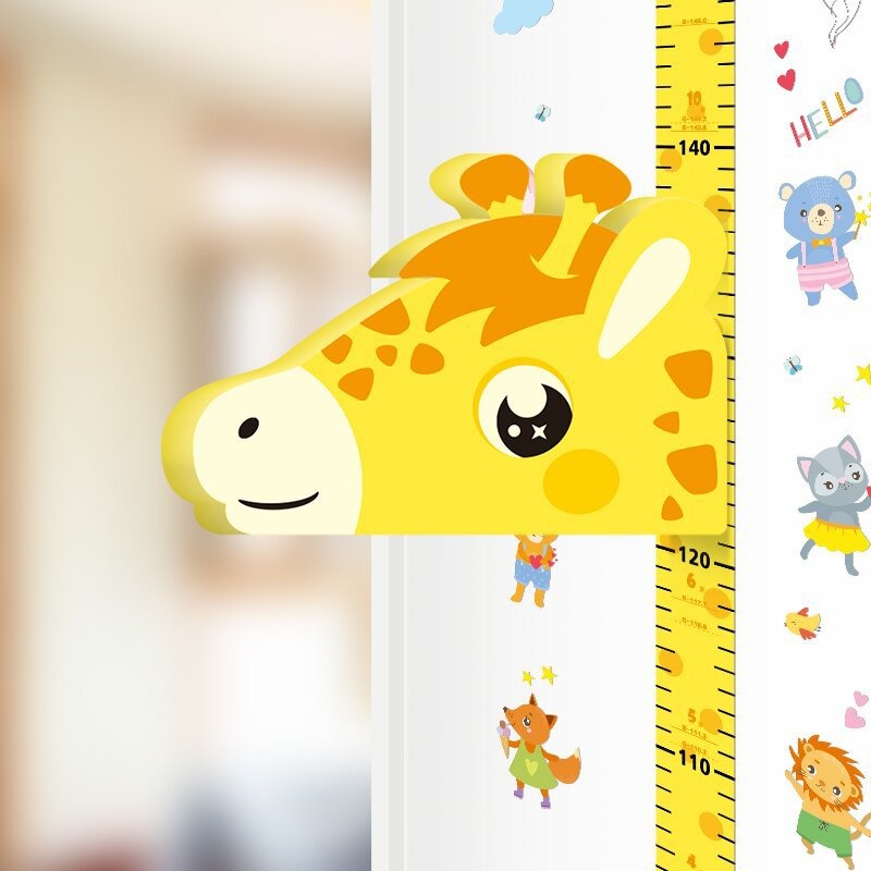 ไม้บรรทัดยีราฟ 3d ความสูงสติกเ - Baby Girl Nursery Quotes บทวิจารณ์และราคา