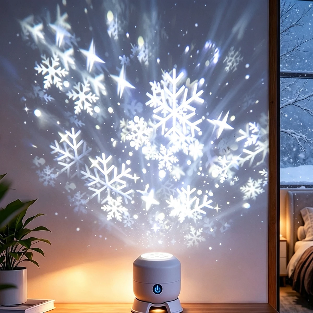 โคมไฟโปรเจคเตอร์ LED รูปดาวเกล - Baby Nursery Wall Lights บทวิจารณ์และราคา