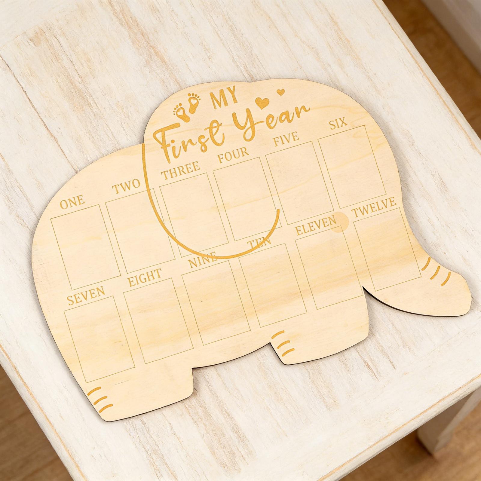 แผ่นไม้ติดรูปภาพบันทึกความทรงจ - Baby Nursery Frames บทวิจารณ์และราคา